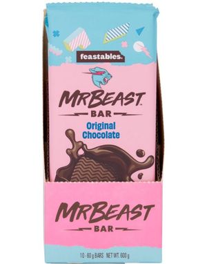 10 st Mr. Beast Bar Milk Chocolate 60 g - Hel Eske