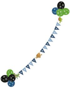 Happy Birthday Banner 1,8 meter - Happy Dinosaur
