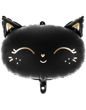 Svart Katt - Folieballong 48x36 cm