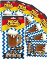 11 st Mega Gummies German Beer - Vingummi Ölglas med Färsk Citronsmak - Hel Låda 1,32 kg