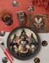 10 stk Killer Clown Bordkonfetti i Tre 5 cm