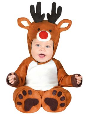Søtt Rudolf Kostyme til Baby