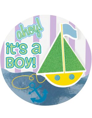 Its a Boy Babyshower Knapp 10 cm