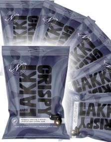 12 stk Narr Lakki Toffee - Crispy Lakris i Melkesjokolade med Toffeesmak - Hel Eske 1,2 kg