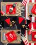6 stk Bordbrikker Skattekart 40x30 cm - Pirates Party