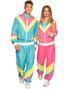 Neon Rosa 80-talls Grilldress med Lommer til Mann