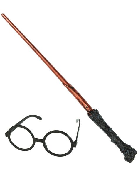 Harry Potter Inspirerad Trollstav Och Glasögon