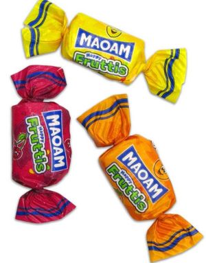 1 kg Låda med Haribo Maoam Happy Fruitts