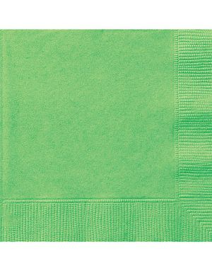 20 st Limegröna Servetter 33x33 cm