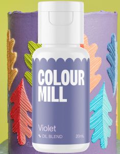 Colour Mill Violet Oljebaserad Matfärg - 20ml