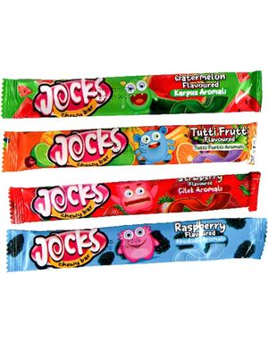 1 stk Jocks Chewy Bar Fruitmix - Assorterte Karamellstenger med Forskjellige Fruktsmaker