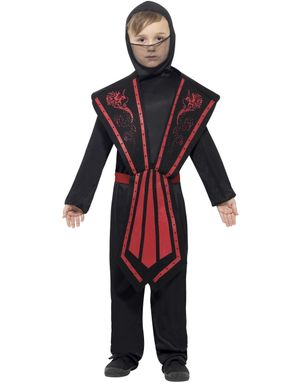 Fryktløs Ninja Barnekostyme