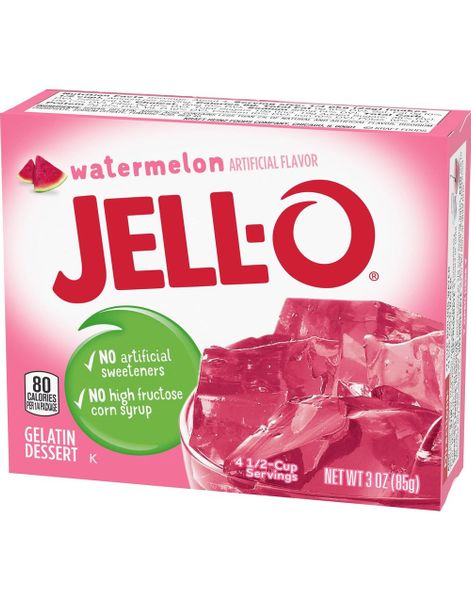 Jell-O Watermelon Gelatin Dessert - 85 g (USA Import)
