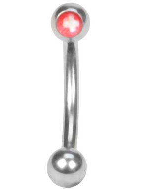 Switzerland - Ögonbrynspiercing - 1.2 mm x 8 mm