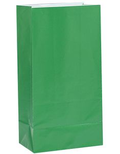 12 st Gröna Godispåsar i Papper