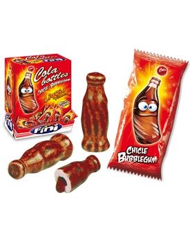 200 stk Fini Colaflaske Tyggegummi (5 gram) - Hel eske