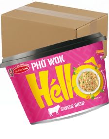 1787097600_512 st Pho Wok Bowl Beef Flavour - Pho med Nötköttssmak - HELLO - Hel Låda 912 gram (Vietnam)