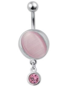 Shining Pearl Navelpiercing - Rosa