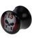 The 13 Skull - Svart Piercing Plugg