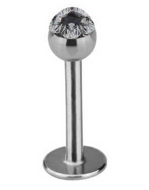 Labret med Glittrande Grå Stenar