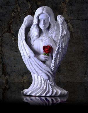 Angel's Blessing - Hvit Englebyste 30 cm