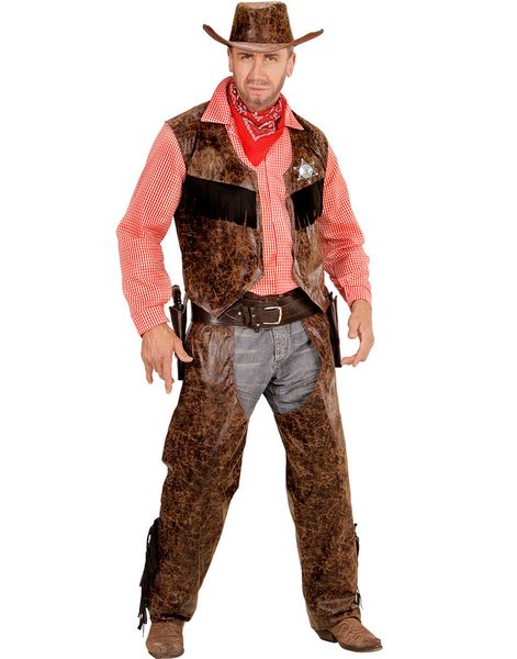 Cowboydräkt med Hatt (Herr)