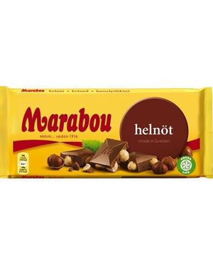 Marabou Helnöt Chokladkaka 200 gram