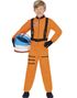 Orange Astronaut Kostyme til Barn 7-9 År