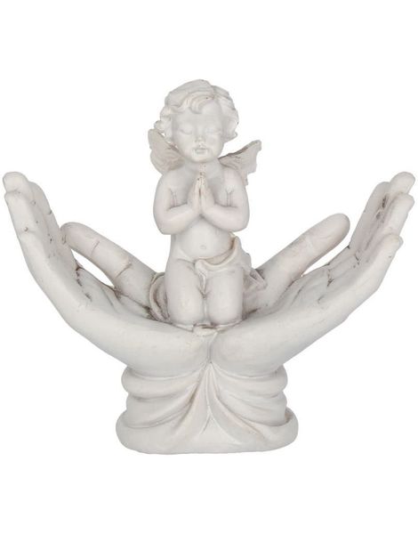 Raised to Heaven - Ängel i Beskyddande Händer Figur 11 cm
