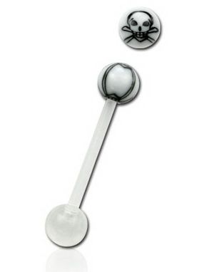 White Skull - Tungpiercing