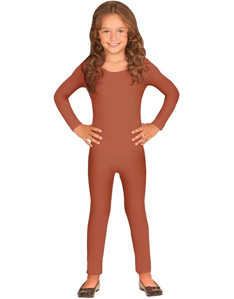 Brun Bodysuit med Långa Ärmar (Barn)