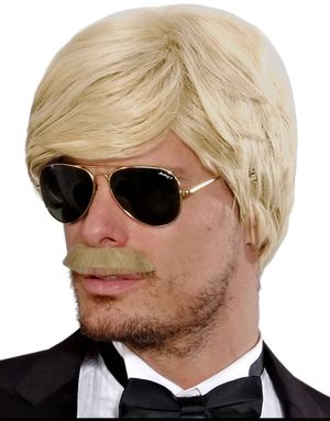 Blond George Deluxe Peruk - Kan Stylas!