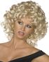 Licensierad Sandy Peruk med Lockar