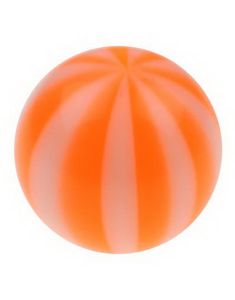 Badeball Orange - 3 mm Akrylkula till 1,2 mm stång