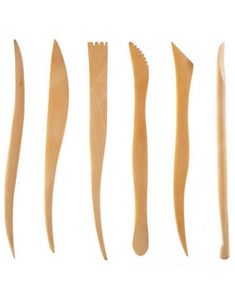 Wooden Sculpting Tools Set - 6 st Graftobian verktyg för teatersmink