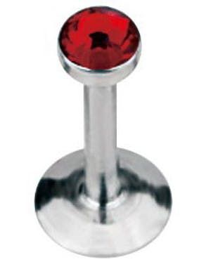 Perfect Diamond - Labret med Röd Sten