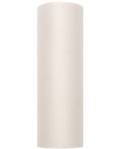 KRÄMFÄRGAD Bordslöpare i Tyll 15 cm x 9 meter