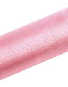 LJUS ROSA Genomskinlig Organzalöpare 16 cm x 9 meter