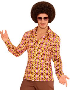 70 Tals Retro Disco Kostymskjorta till Man