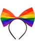 Regnbåge Rosett Hårband