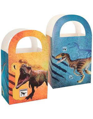 4 st Dino Party Godteposer i Papper