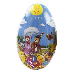 Påskägg (JÄTTESTORT 30 cm) med kycklingmotiv