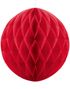 Röd Honeycomb Boll Välj Storlek 10-40 cm