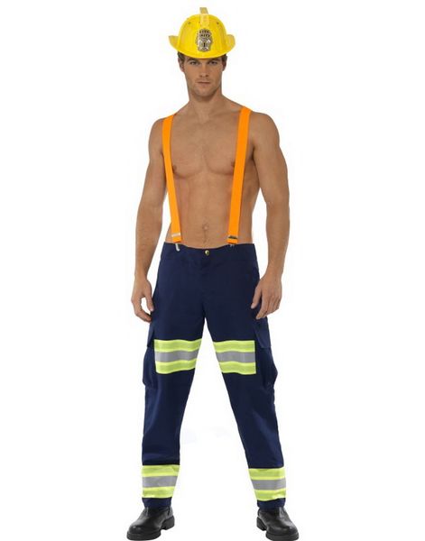 Sexy Fireman - Kostym till Man