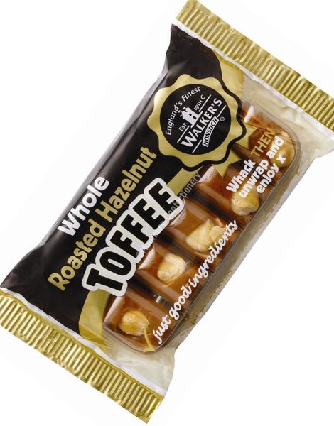 1 stk Walkers Roasted Hazelnut Toffee Bar 100 gram