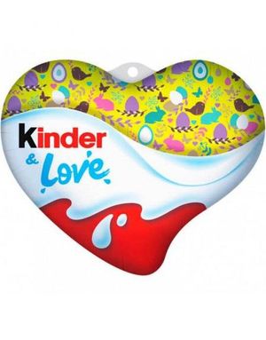 ÄT SNART PRODUKT - Kinder Love - Mjölkchokladhjärta med mjölkkrämfyllning
