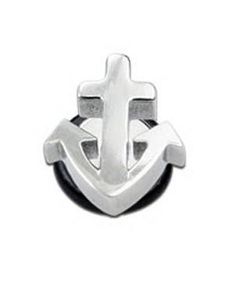Laser Cut Silver Anchor - Fejk Plugg