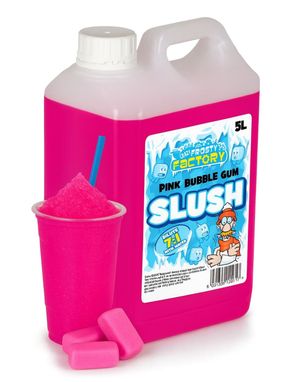 Pink Bubblegum Slush Koncentrat - 40 Liter Färdig Slush - Crazy Factory