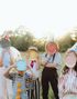 6 stk Fargerike Partyhatter Sirkus med Pompoms - Circus Party