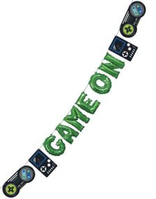 3,65 Meter Banner med Teksten "Game On" - Game On